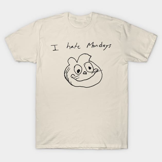 i hate mondays T-Shirt by ROCKETSOX